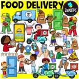 Food Delivery Clip Art Set {Educlips Clipart}