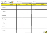 Food Diary Template