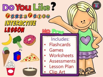 Preview of Food - Do You Like - ESL Power Point Interactive NO PREP Lesson