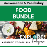 Food EDITABLE Portuguese Vocabulary & Conversation Bundle