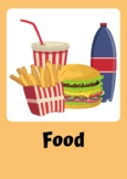Food Flashcards in Portuguese/English