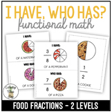 Food Fractions - I Have, Who Has? Game