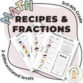 Food & Fractions: Making a Whole - 3 Differentiated Recipe