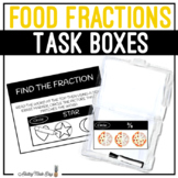 Food Fractions Task Boxes - Find The Fraction