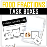 Food Fractions Task Boxes - Fraction to Picture