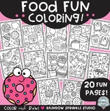 Food Fun Coloring Pages!