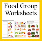 Food Group Activities and Worksheets