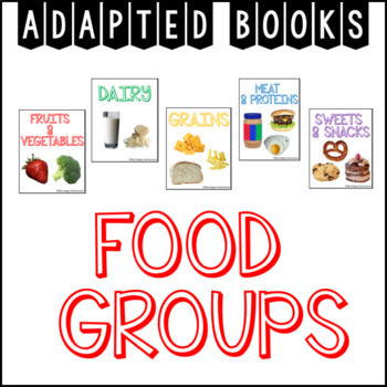 Preview of Food Group Adapted Books