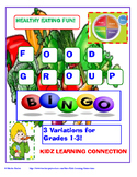 MyPlate: Food Group Bingo Bundle