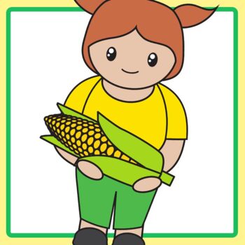 kids healthy eating clipart