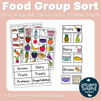 Preview of Food Group Sort