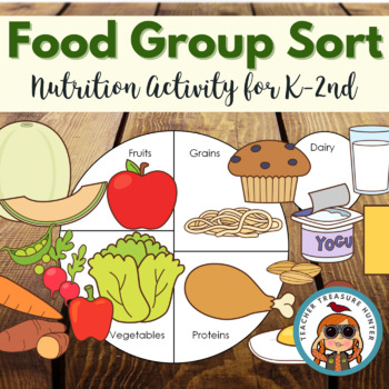 Preview of Food Group Sort for USDA My Plate nutrition healthy foods 