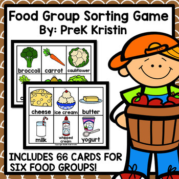 Preview of Food Group Sorting Game