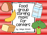 Food Group Sorting Mats for Healthy Eating Science Centers