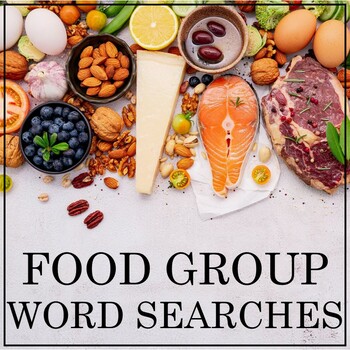 Preview of Food Group Word Search