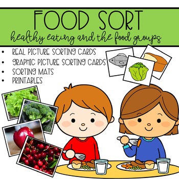 Preview of Food Group with Sorting and Classifying Activities