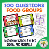 Food Groups 100 Questions: Science Inquiry Discussion Card