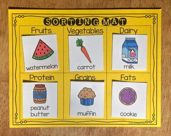Food Groups Sorting and Searching Activities | TpT