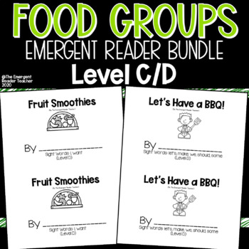 Preview of Food Groups Emergent Reader Bundle PART 2