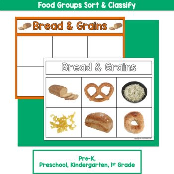 SPEECH THERAPY food group categories sort fruit vegetables meat protein  dairy +