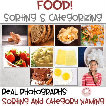 Preview of Food Groups Sort Food Themed Activities Speech Therapy