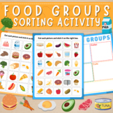 Food Groups Sorting Activity |  Healthy vs Unhealthy Food Sorting