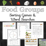 Food Groups: Sorting Games and Word Search Puzzles