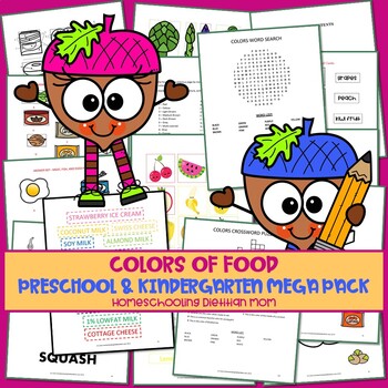 Preview of Food Groups and Food Pictures - Preschool, K-1 Mega Pack