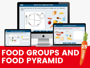 Preview of Food  Groups and Food Pyramids