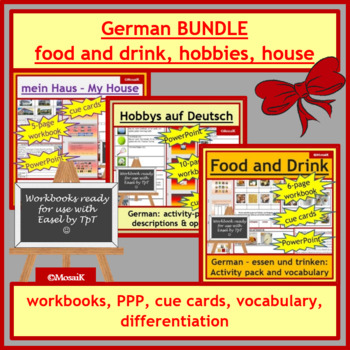 Preview of Food House Leisure German BUNDLE