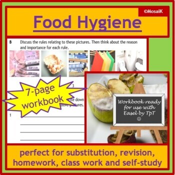 Preview of Food Hygiene Cooking Health workbook