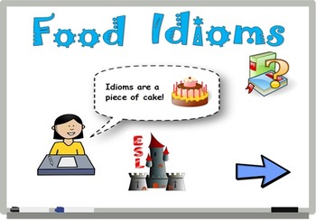 Preview of Food Idioms Flipchart