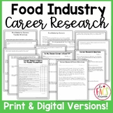 Food Industry Career Research | Family and Consumer Scienc