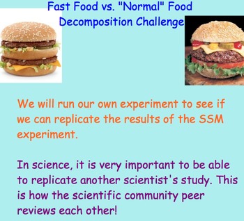 Preview of Food Industry / Health - Decomposition Challenge - Lesson Presentations, Labs