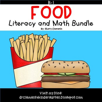 Preview of Food BUNDLE -- Literacy and Math