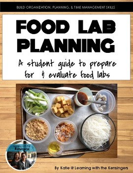 Preview of Food Lab Planning sheet for students