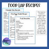 Food Lab Recipes
