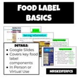 Food Label Basics | Nutrition and Health | FCS