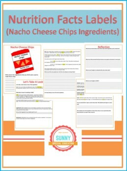 Preview of Food Labels and Ingredient Lists (Nacho Cheese Chips Ingredients Guided Notes)