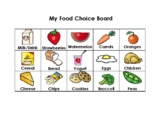 Food/Meal Time Choice Board (ASD, ABA, Special Education)