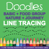 Food | Nature | Journey | Basic Line Tracing | Fine Motor 