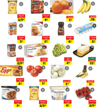 Preview of Food Nourriture Grocery Flyer 2 French