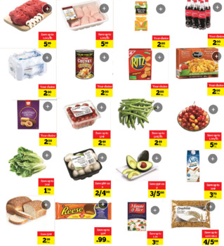 Preview of Food Nourriture Grocery Flyer Core French