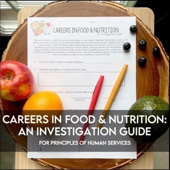 Preview of Food & Nutrition Careers: An Investigation Guide