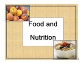 Food / Nutrition - Classifying - Sorting Foods by Type