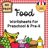 Food & Nutrition – Multi-subject Worksheets for Preschool & Pre-K