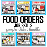 Food Orders Job Skills - Google Slides Drag & Drop Bundle