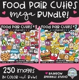 Food Pair Cuties Clipart MEGA Bundle!
