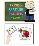 Food Partner Pairing Matching Cards for 4th-5th Grade