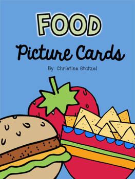 Preview of Food Picture Cards